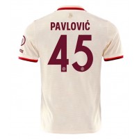 Bayern Munich Aleksandar Pavlovic #45 Tretí futbalový dres 2024-25 Krátky Rukáv